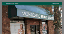 Desktop Screenshot of monticellodentists.com